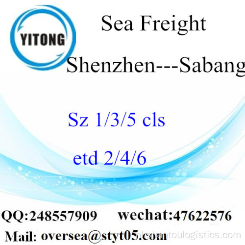 Shenzhen Port LCL Consolidatie Naar Sabang